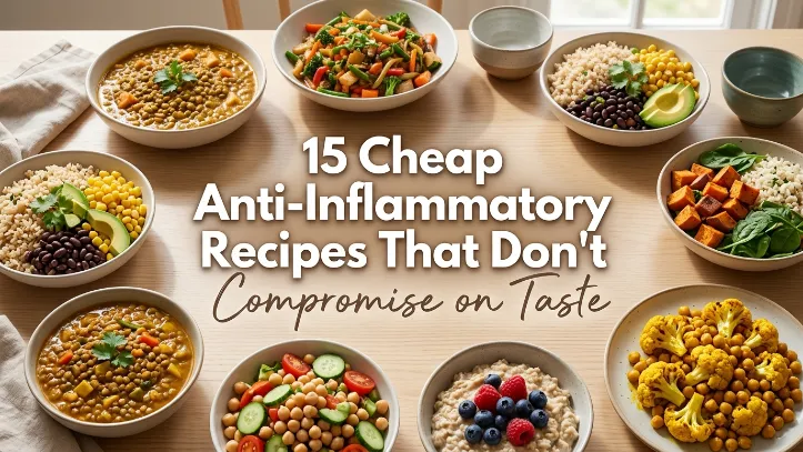 15 Cheap Anti-Inflammatory Recipes That Don’t Compromise on Taste