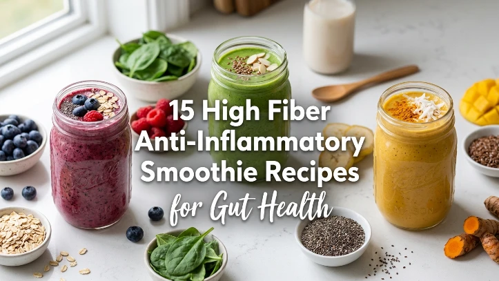15 High Fiber Anti-Inflammatory Smoothie Recipes for Gut Health