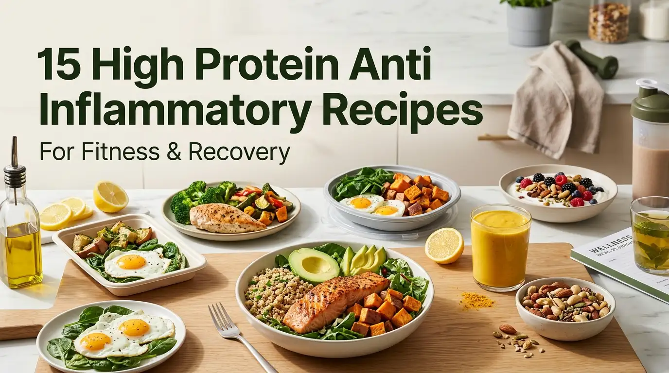 15 High Protein Anti Inflammatory Recipes for Fitness & Recovery