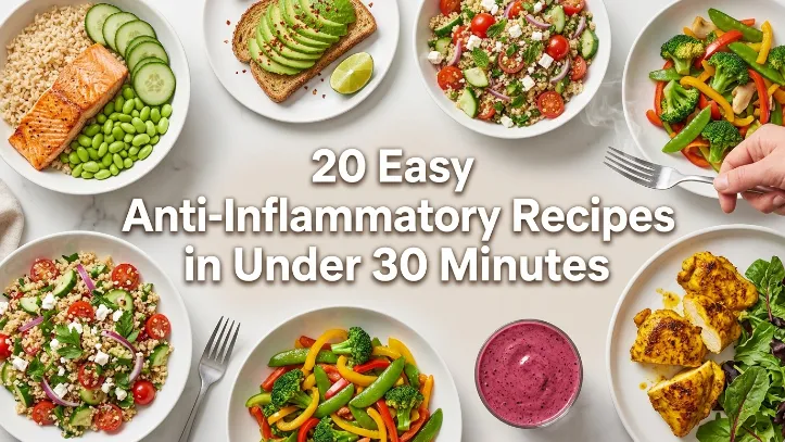 20 Easy Anti Inflammatory Recipes You Can Make in Under 30 Minutes
