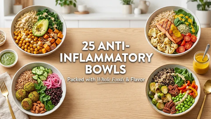 25 Anti Inflammatory Bowls Packed with Whole Foods & Flavor