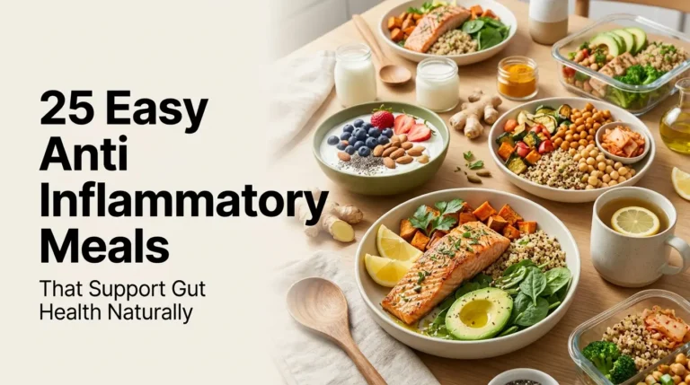 25 Easy Anti Inflammatory Meals That Support Gut Health