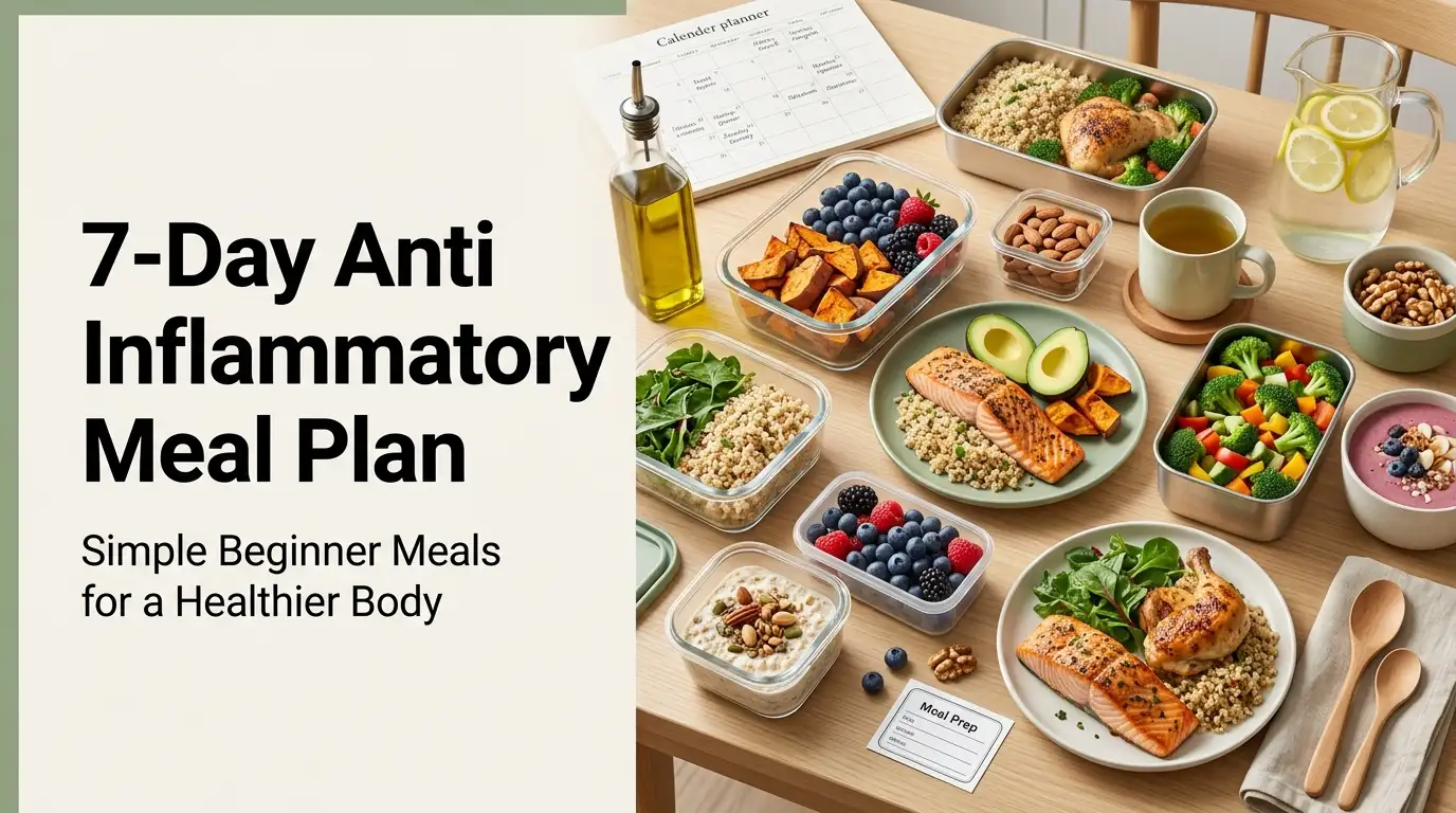 7-Day Anti Inflammatory Meal Plan for Beginners