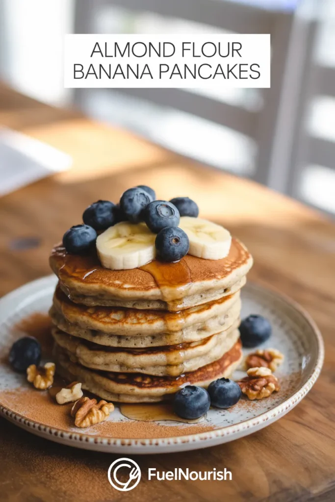 Almond Flour Banana Pancakes