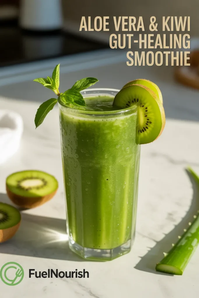 Aloe Vera & Kiwi Gut-Healing Smoothie