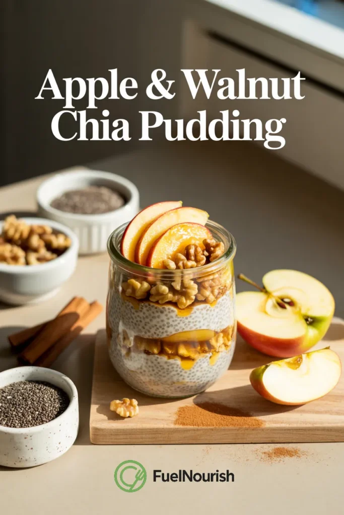 Apple & Walnut Chia Pudding