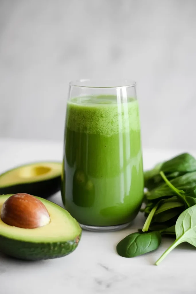 Avocado & Spinach Green Glow Smoothie