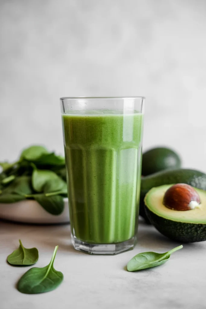 Avocado & Spinach Green Glow Smoothie