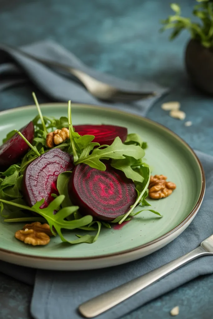 Beet & Arugula Walnut Salad