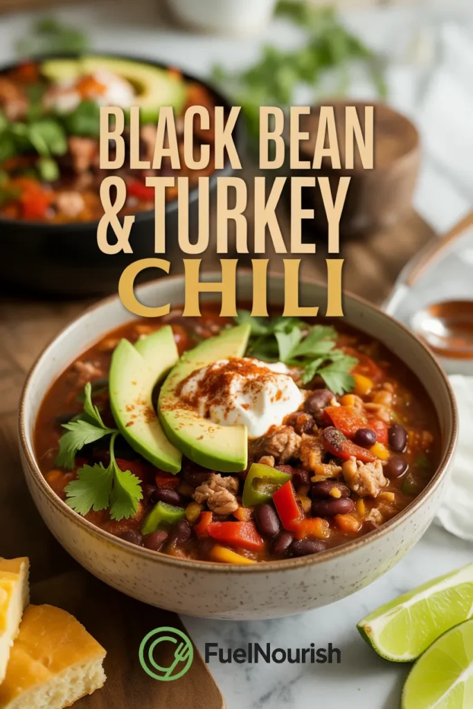 Black Bean & Turkey Chili