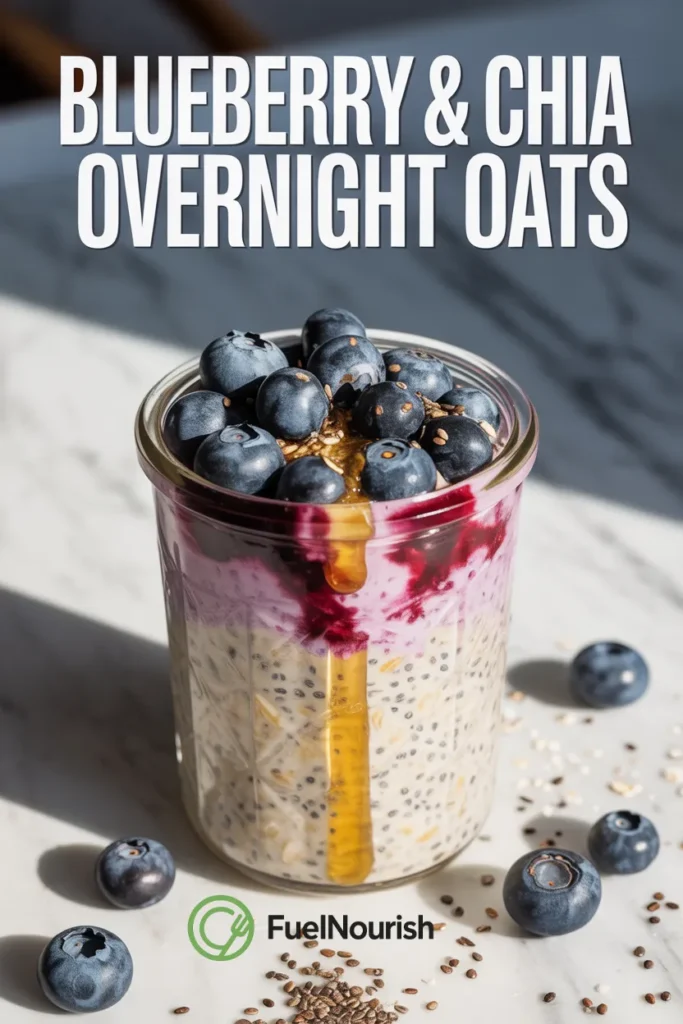 Blueberry & Chia Overnight Oats