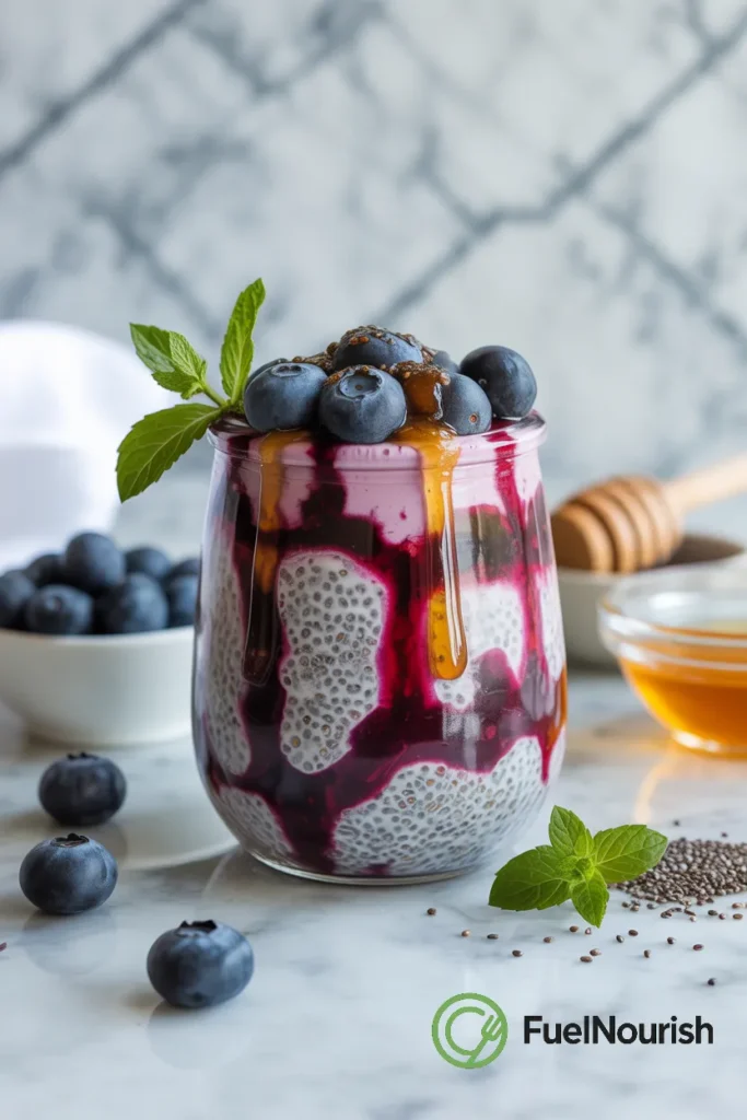 Blueberry Chia Seed Pudding