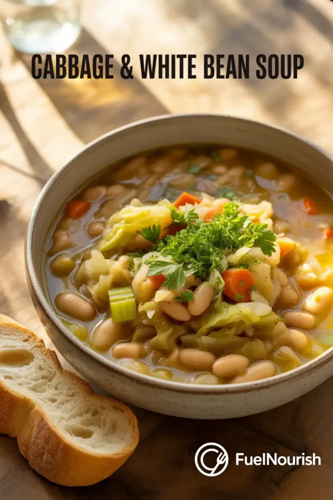 Cabbage & White Bean Soup