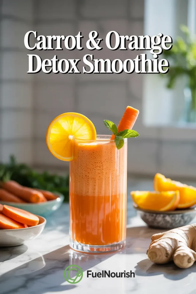 Carrot & Orange Detox Smoothie