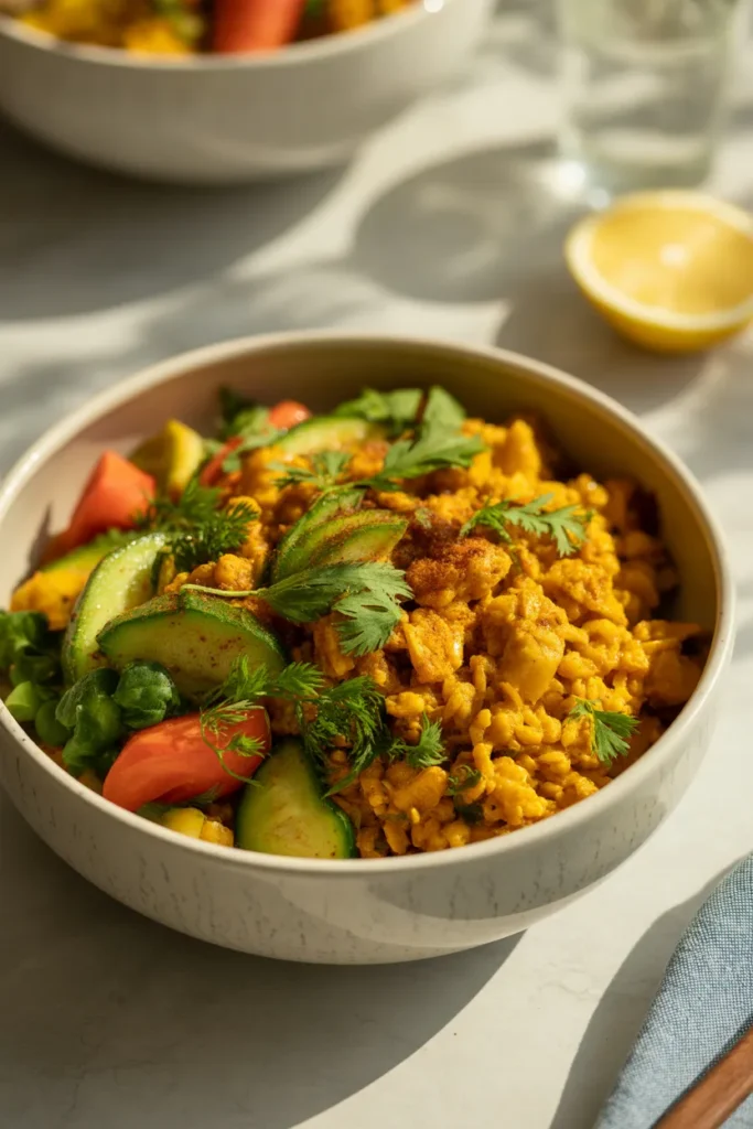 Cauliflower Rice Curried Bowl