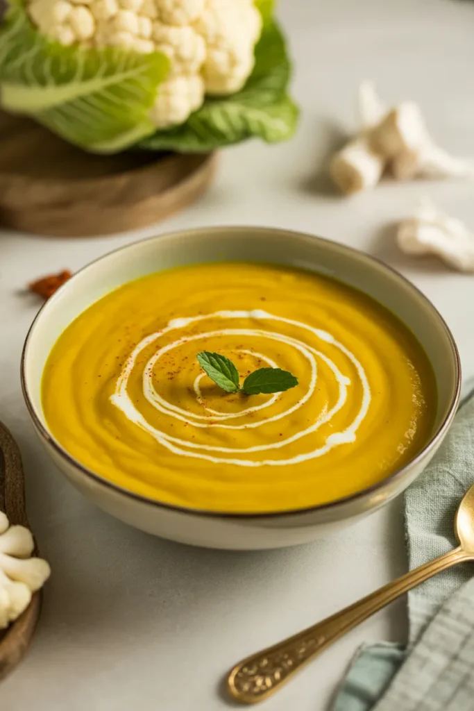 Cauliflower & Turmeric Soup