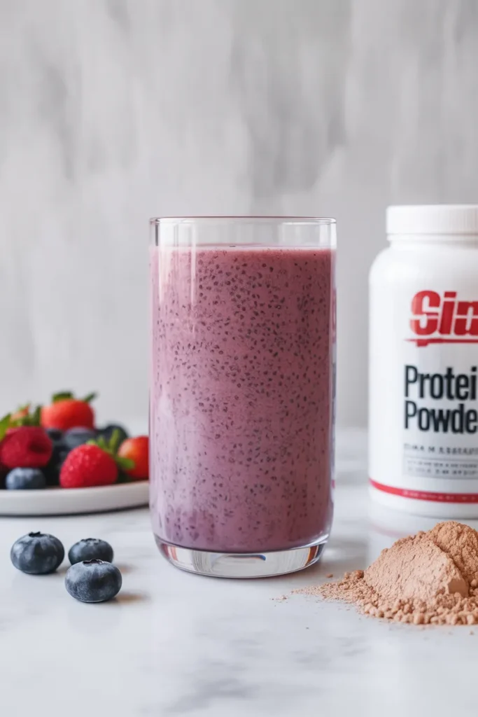 Chia Seed Protein Smoothie