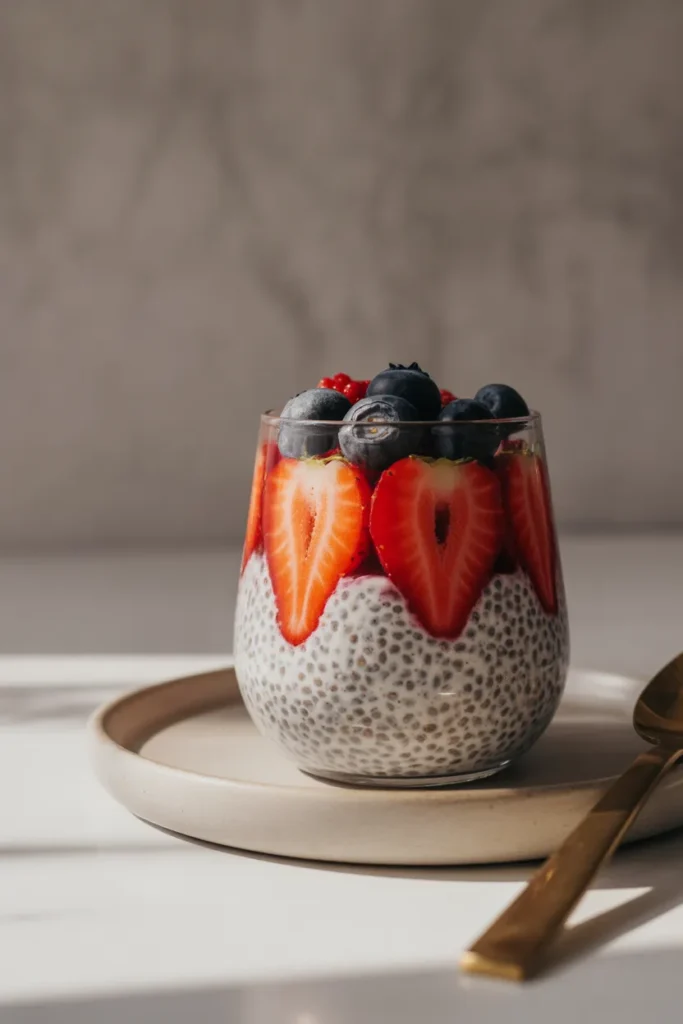 Chia Seed Pudding with Berries
