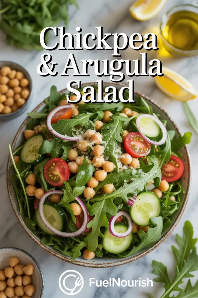 Chickpea & Arugula Salad