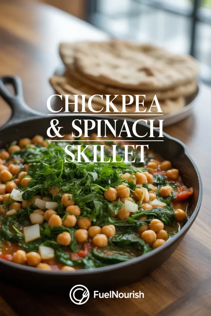 Chickpea & Spinach Skillet