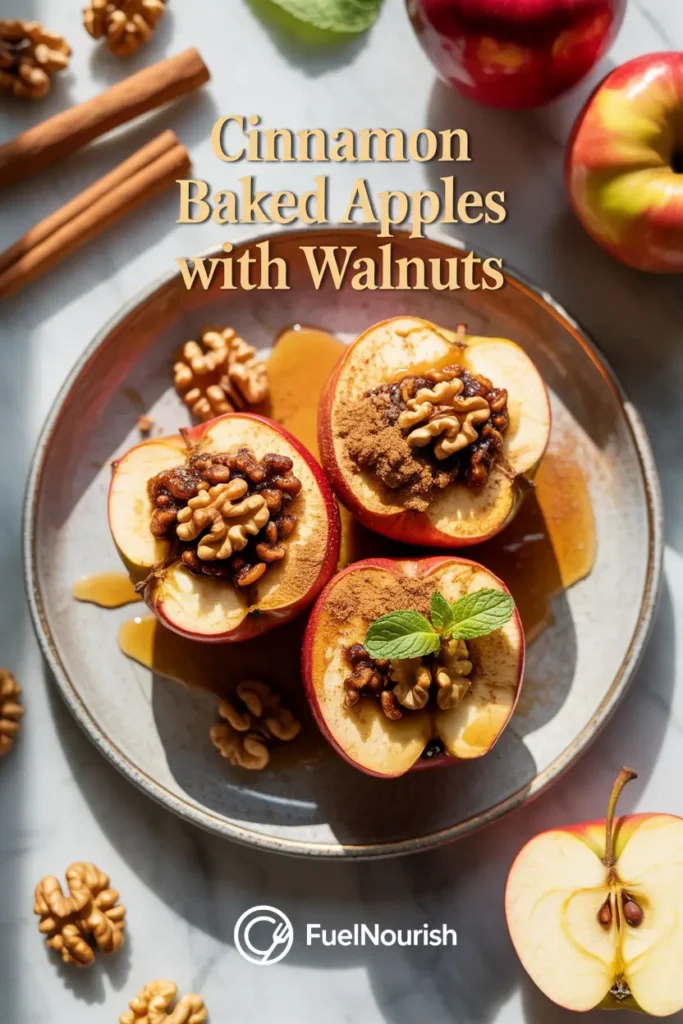 Cinnamon Baked Apples with Walnuts