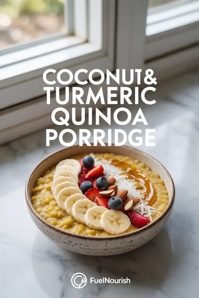 Coconut & Turmeric Quinoa Porridge
