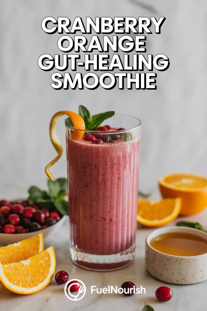 Cranberry Orange Gut-Healing Smoothie