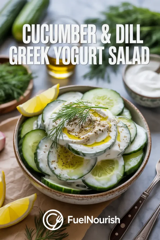Cucumber & Dill Greek Yogurt Salad