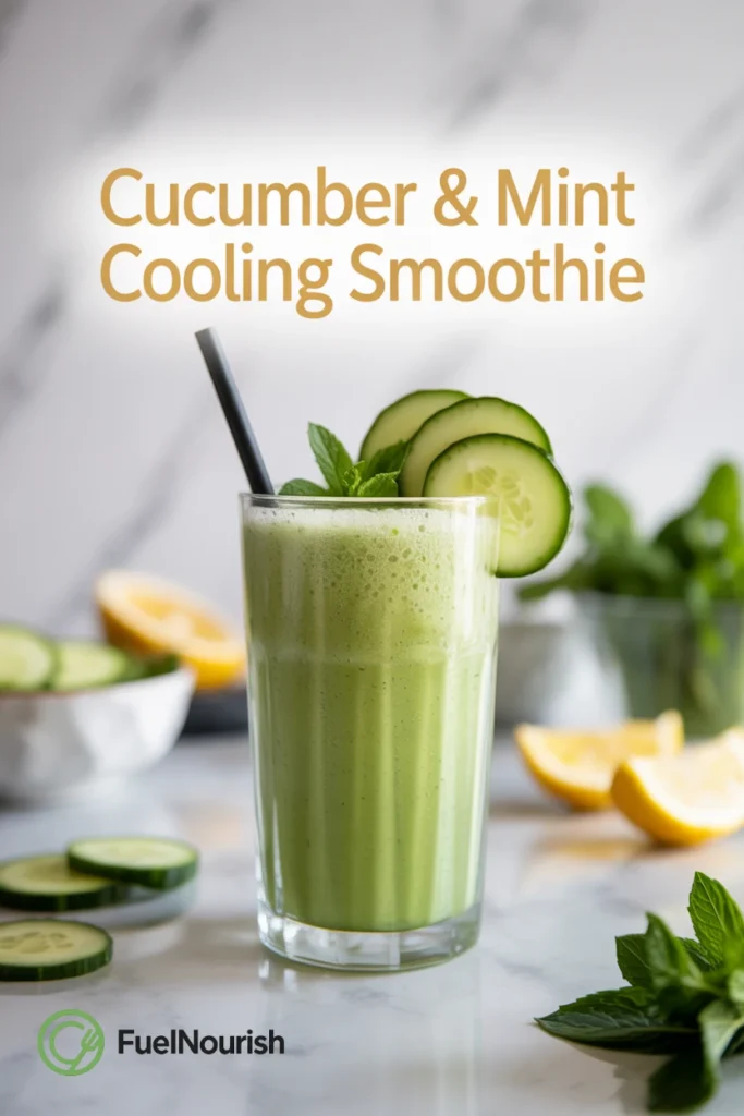 Cucumber & Mint Cooling Smoothie