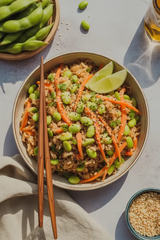 Edamame & Brown Rice Salad