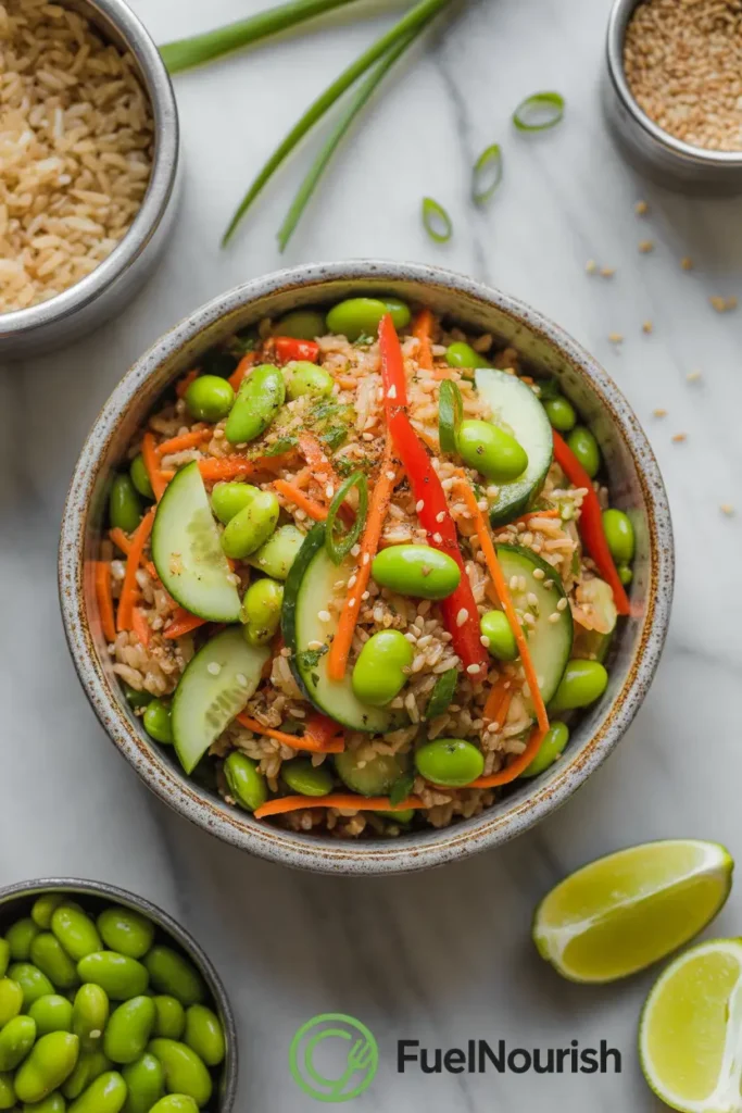 Edamame & Brown Rice Salad