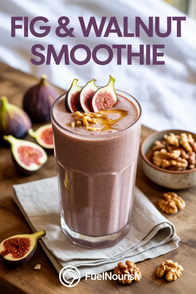 Fig & Walnut Smoothie