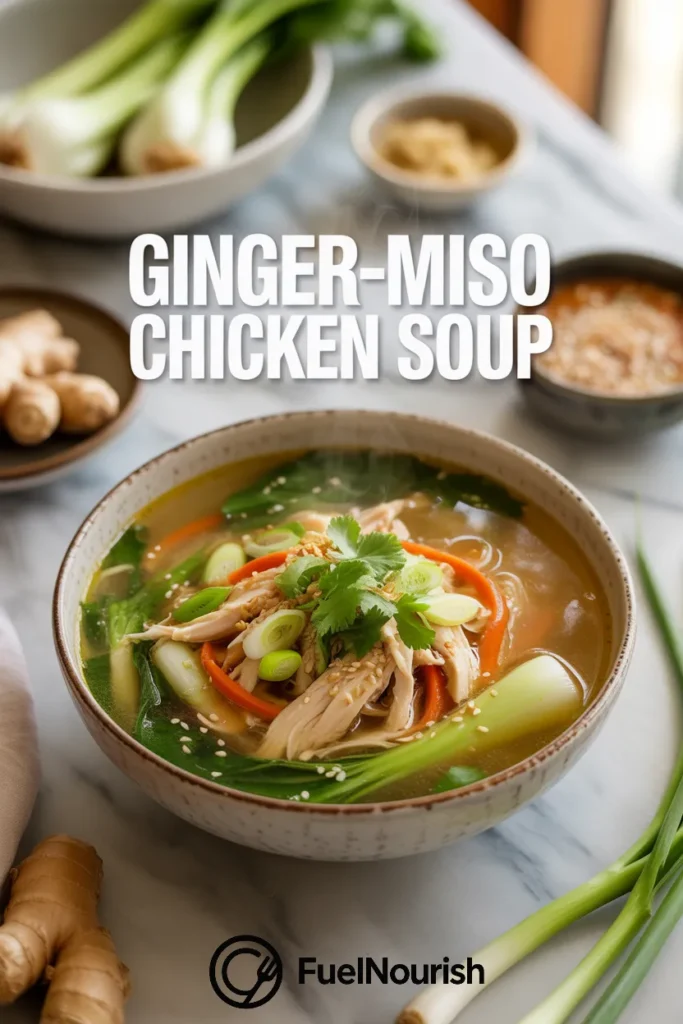 Ginger-Miso Chicken Soup