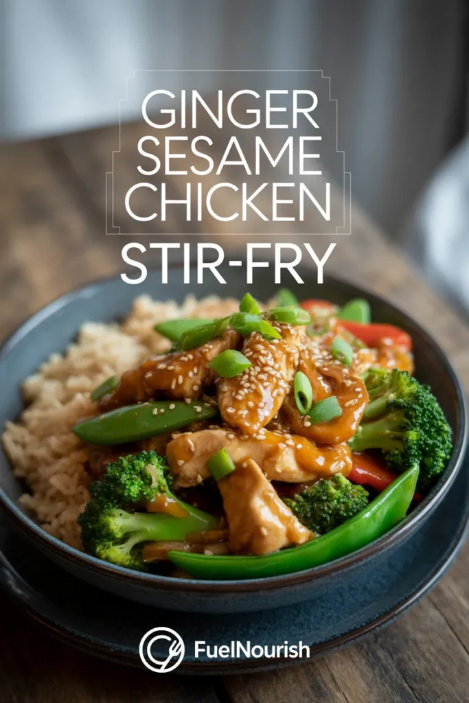 Ginger Sesame Chicken Stir-Fry