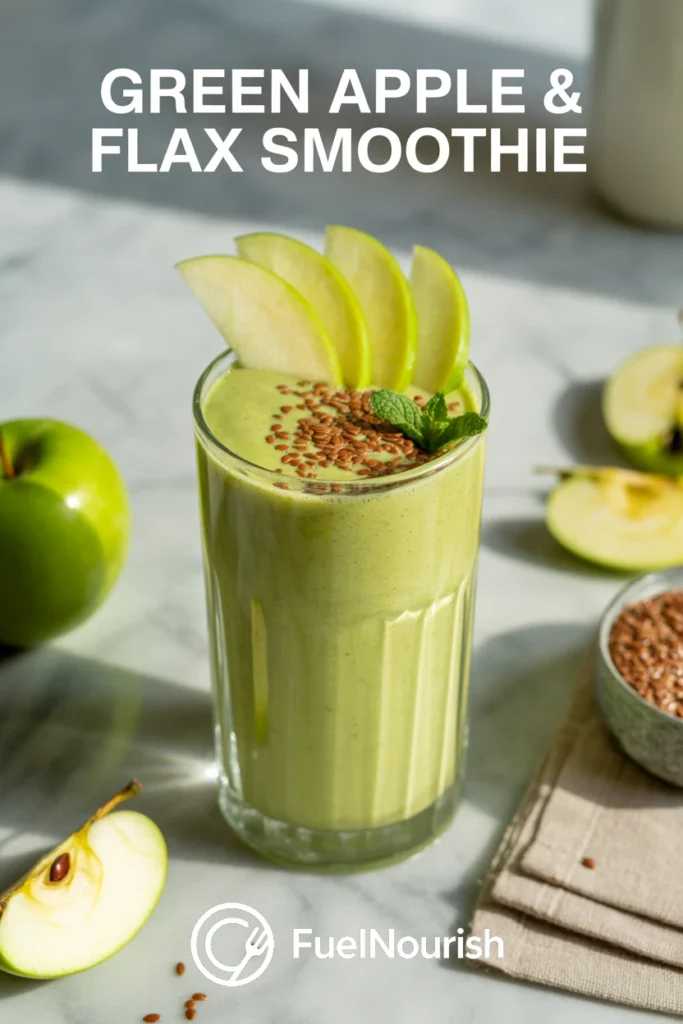 Green Apple & Flax Smoothie