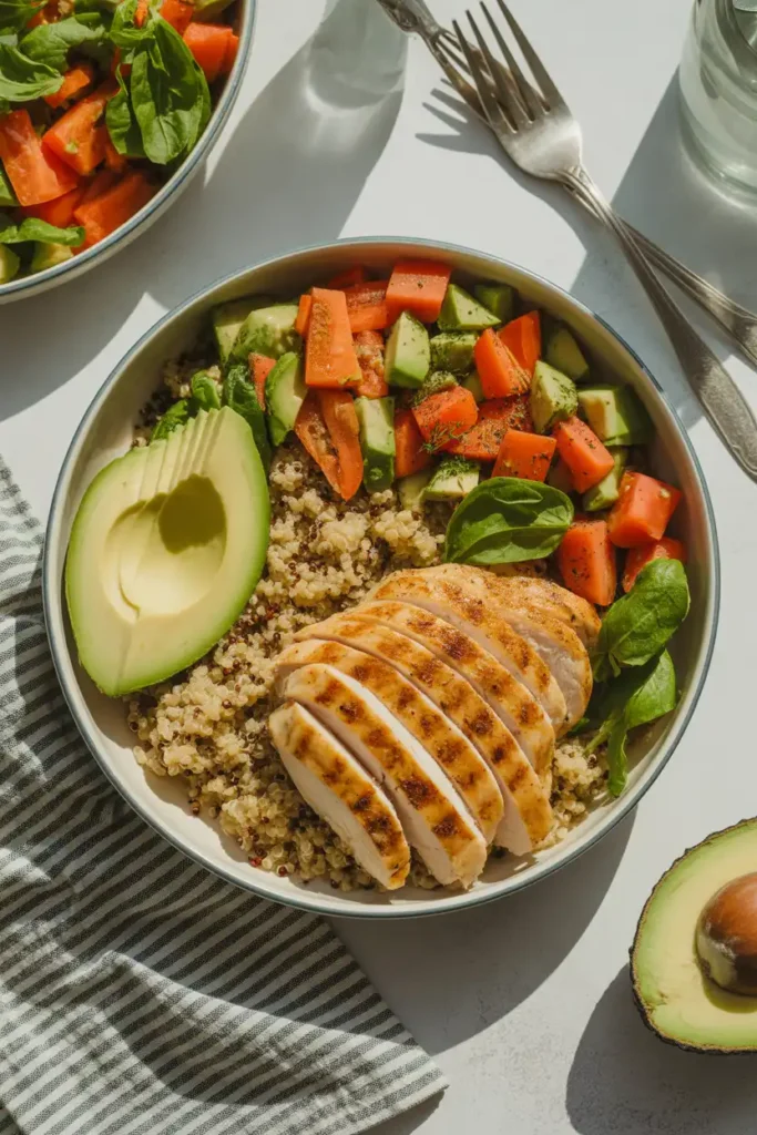 Grilled Chicken Quinoa Power Bowl