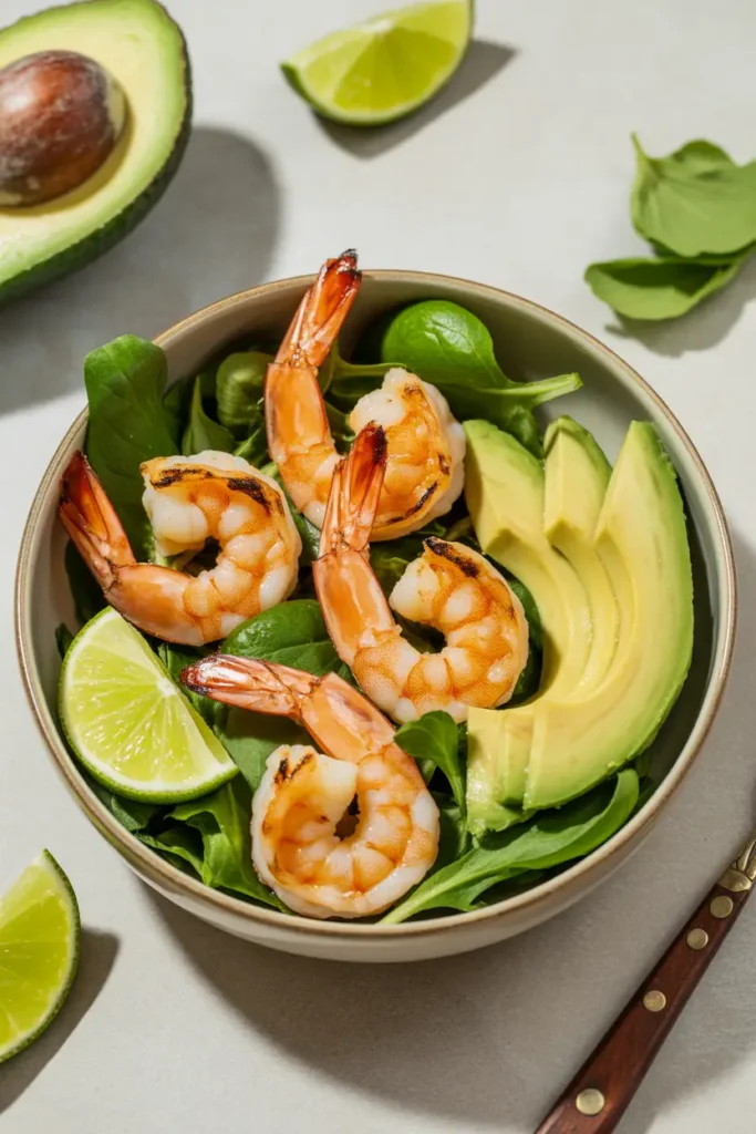 Grilled Shrimp & Avocado Bowl