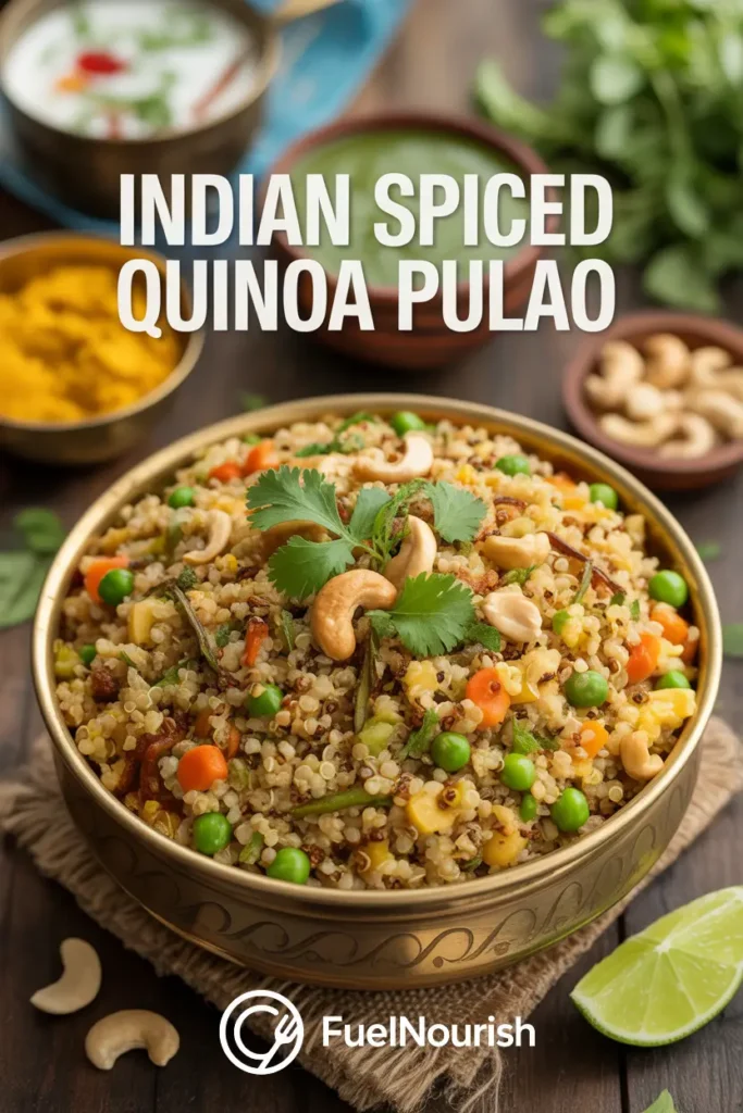 Indian Spiced Quinoa Pulao