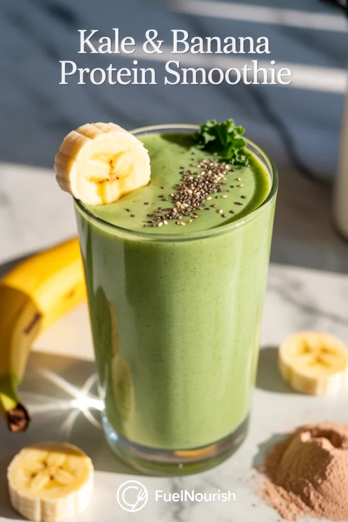 Kale & Banana Protein Smoothie