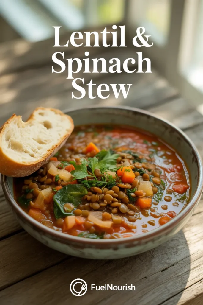 Lentil & Spinach Stew