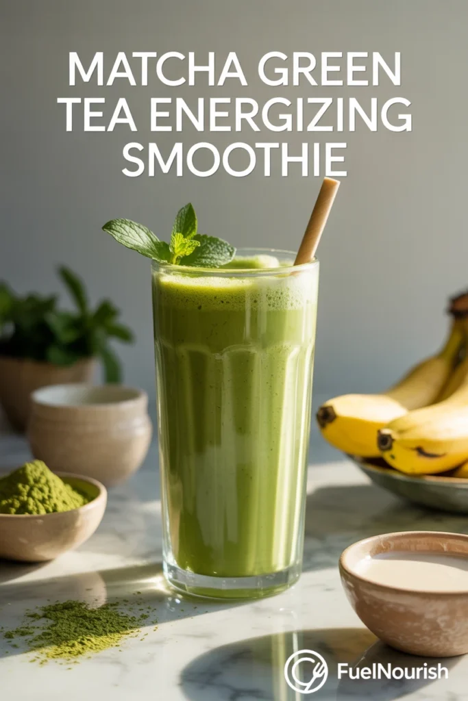 Matcha Green Tea Energizing Smoothie