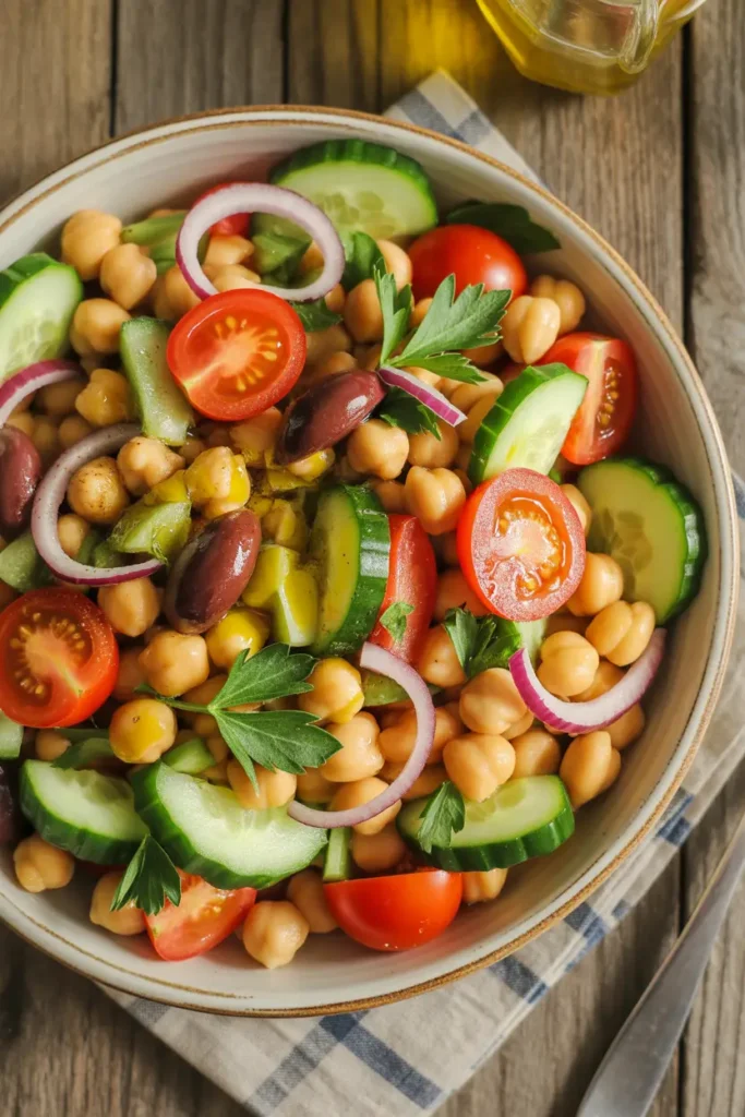 Mediterranean Chickpea Salad