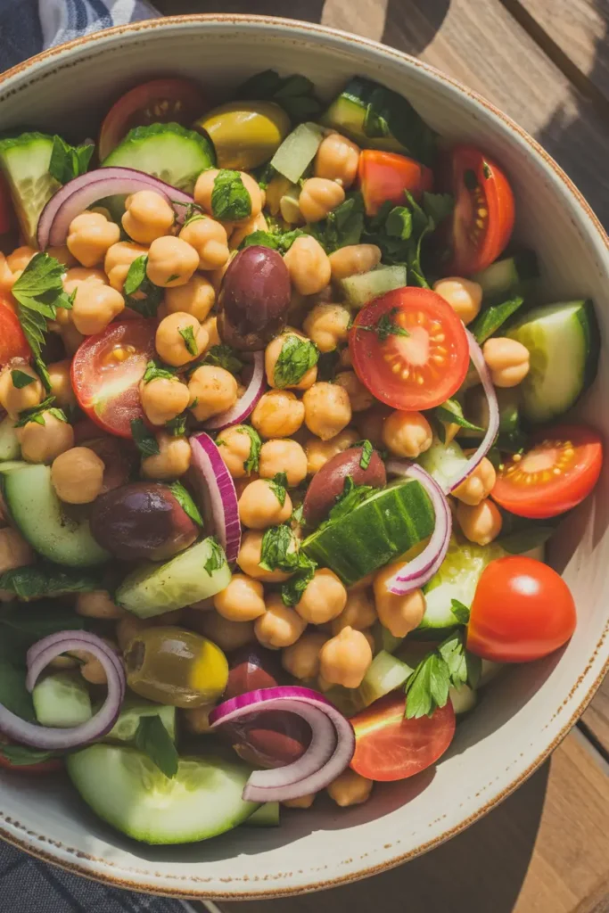 Mediterranean Chickpea Salad