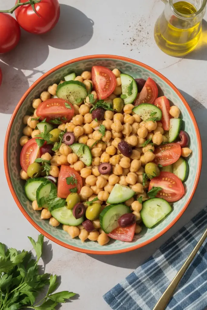 Mediterranean Chickpea Salad