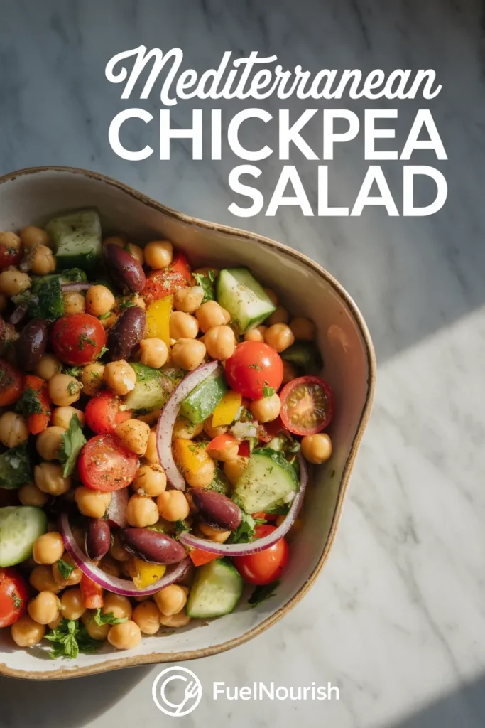 Mediterranean Chickpea Salad