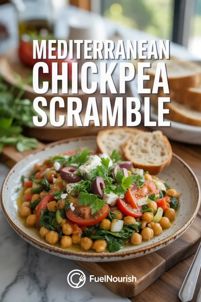 Mediterranean Chickpea Scramble