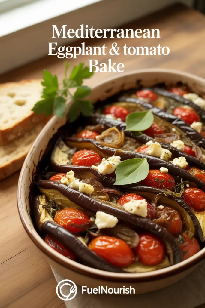 Mediterranean Eggplant & Tomato Bake