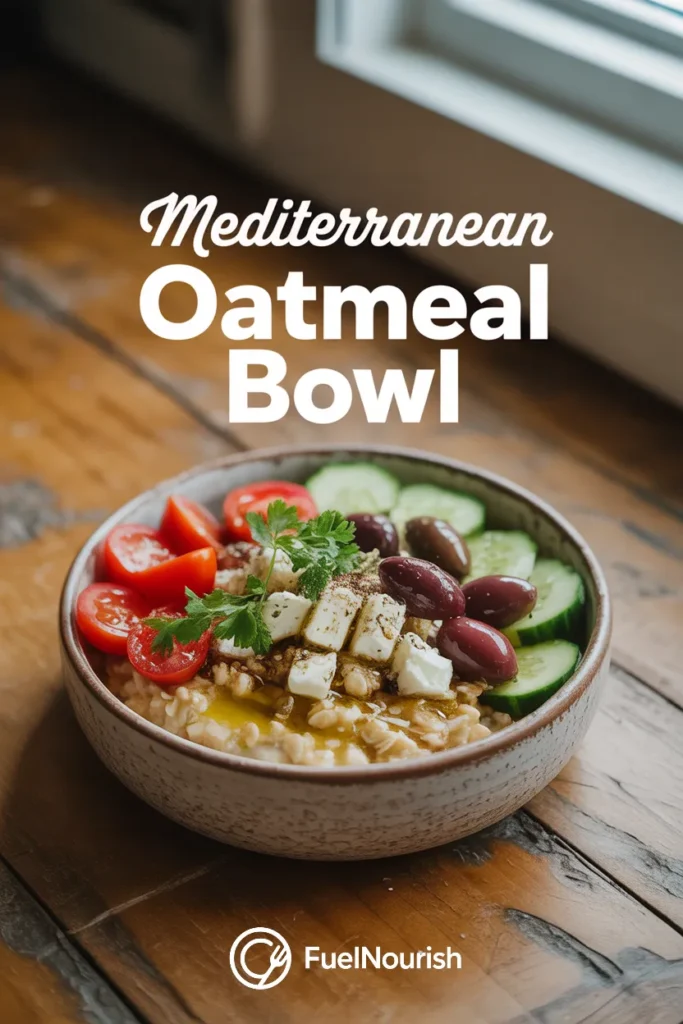 Mediterranean Oatmeal Bowl