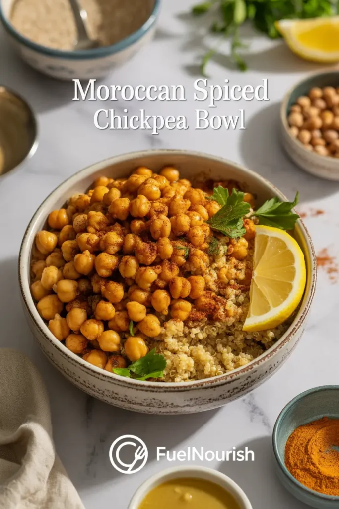 Moroccan Spiced Chickpea Bowl