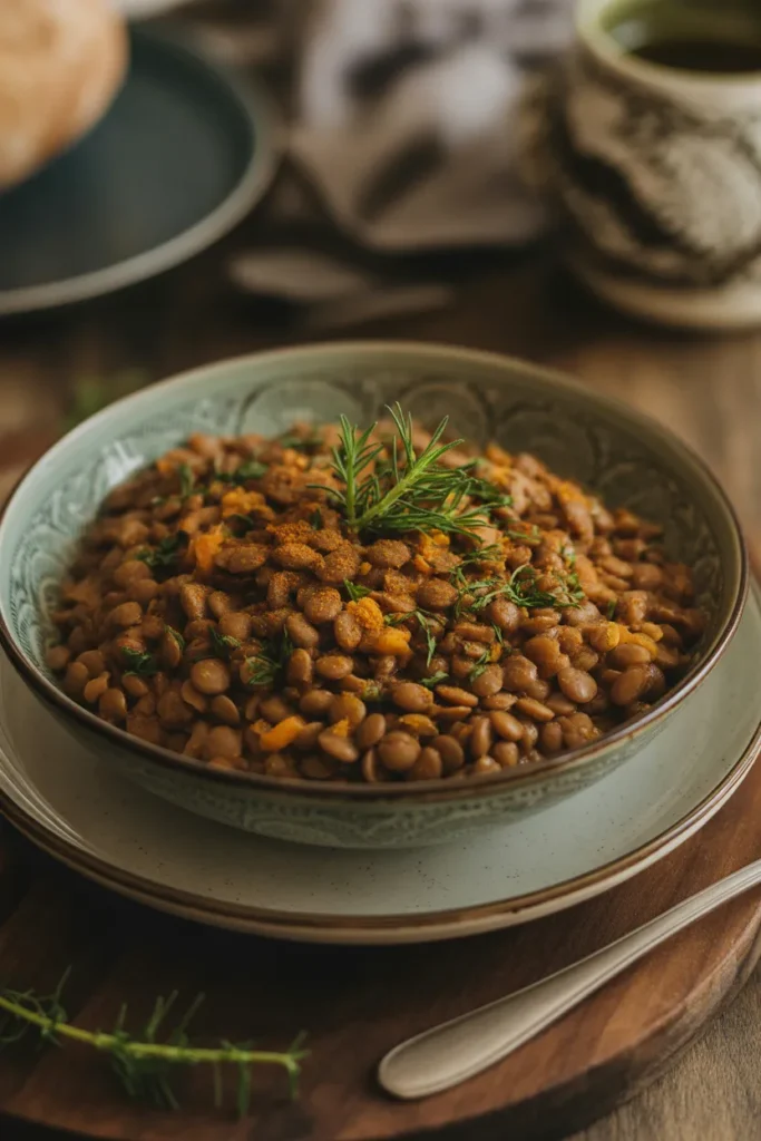 Moroccan Spiced Lentil Bowl